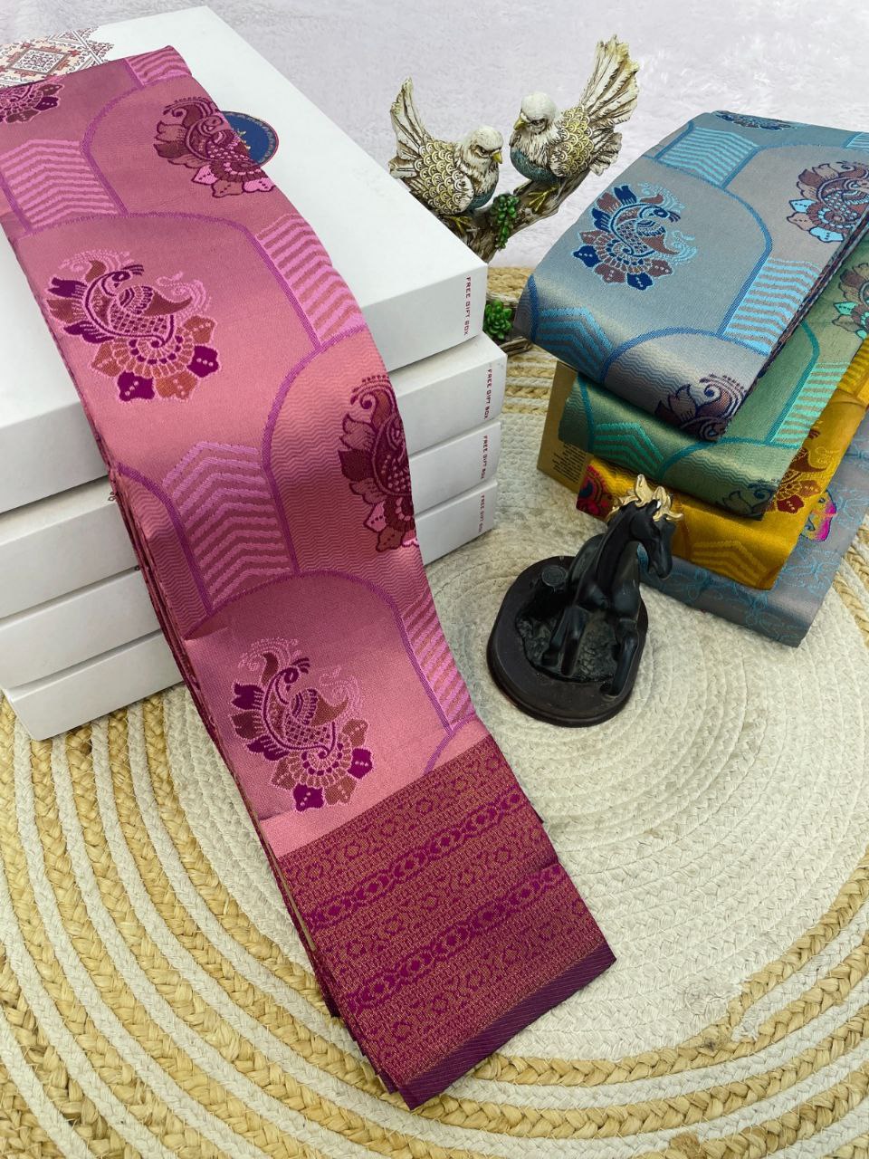 Royal Mayuri Silk Saree -  PINK