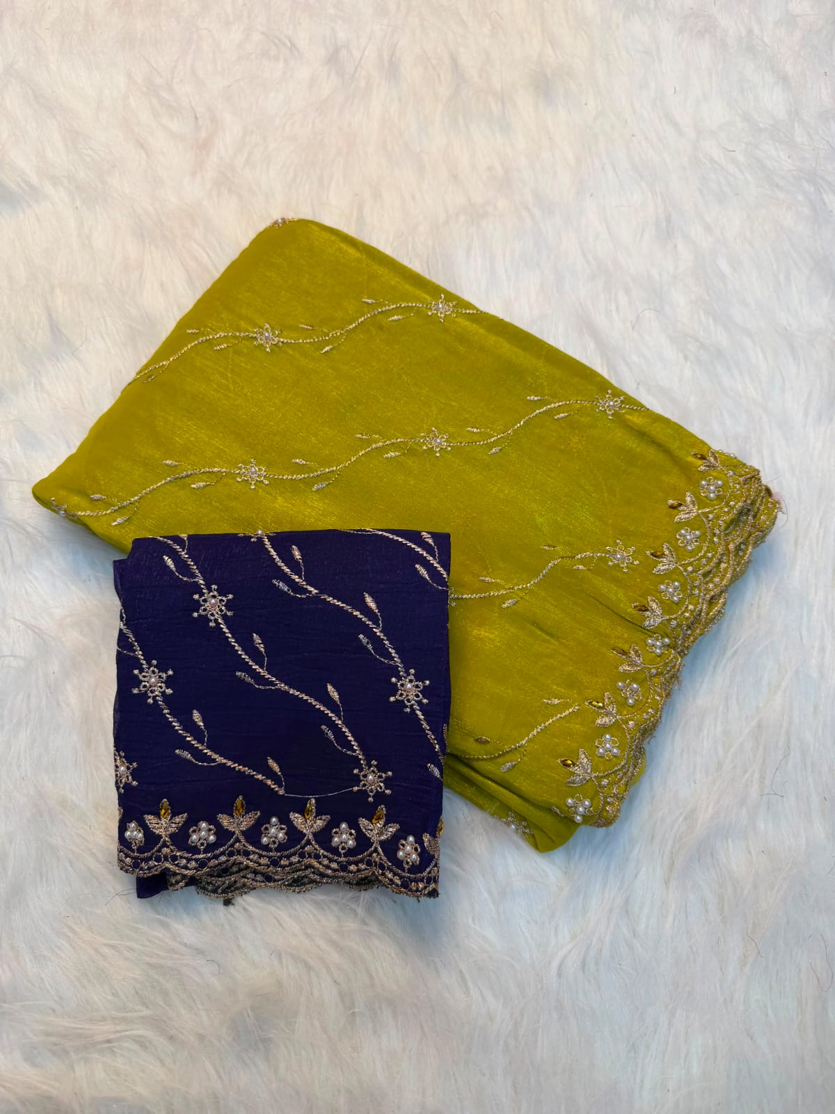 Sunshine Bloom Soft Crunchy Saree  -YELLOW